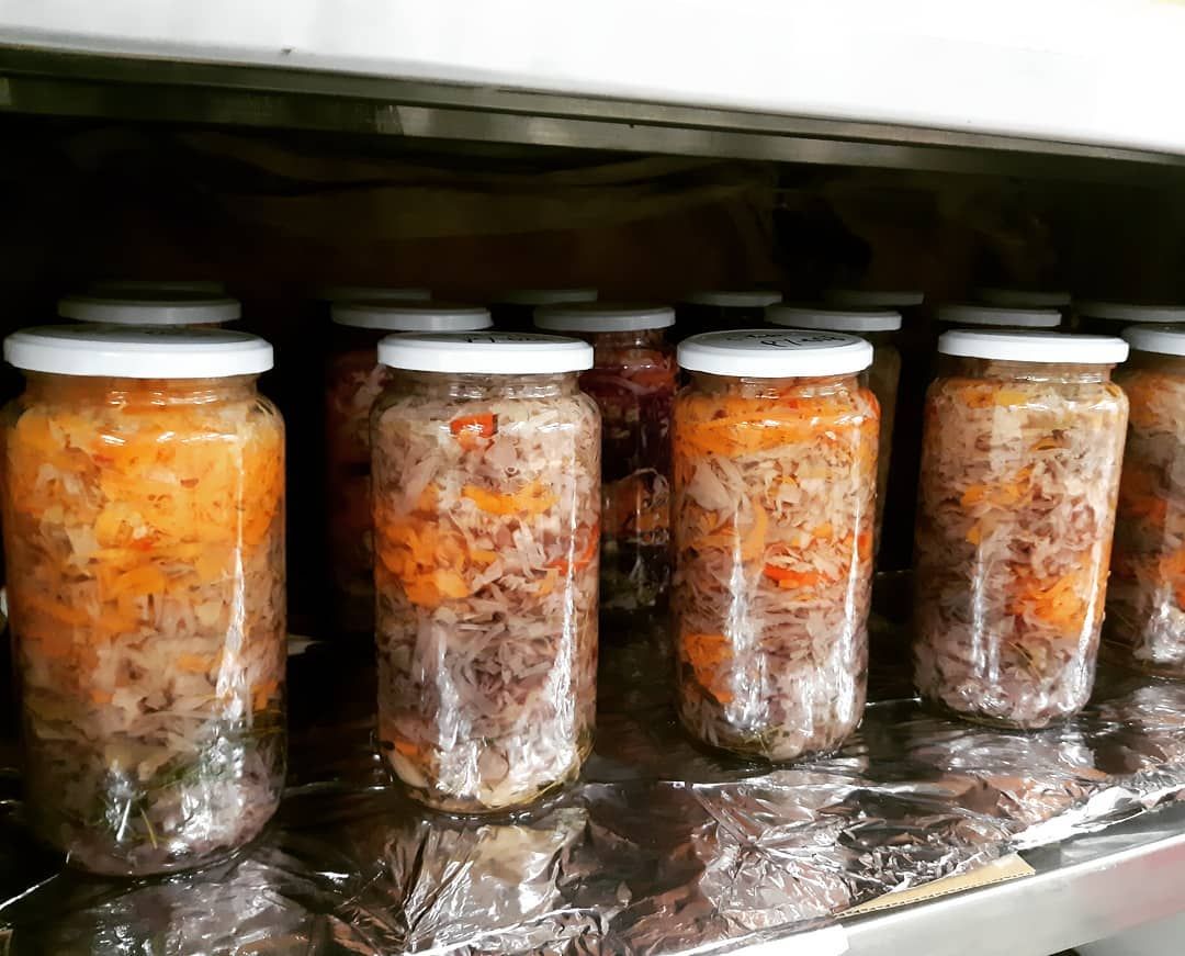 Frascos con distintas matrices fermentadas