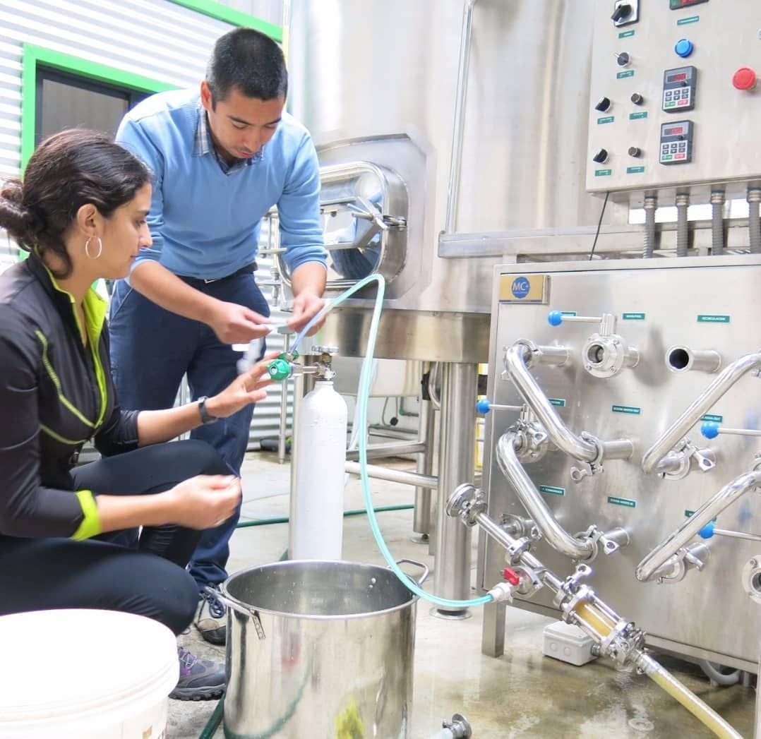 Trabajo técnico en planta de producción